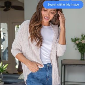 NWT Barefoot Dreams Cozychic Lite Shrug/Cardi